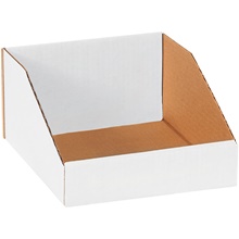 White Bin Boxes - 9" Deep