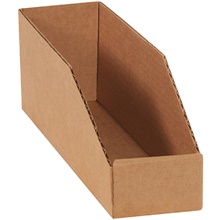 Kraft Bin Boxes - 12" Deep