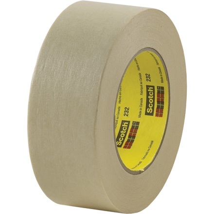 1 <span class='fraction'>1/2</span>" x 60 yds. (12 Pack) 3M High Performance Masking Tape 232