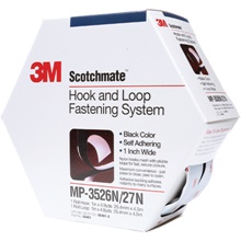 Scotchmate™ Hook and Loop Tape - Mini Pack Rubber Adhesive