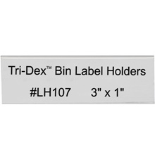 Tri-Dex™ Bin Label Holders