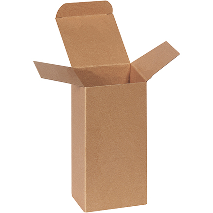 3 x 3 x 6" Kraft Reverse Tuck Folding Cartons