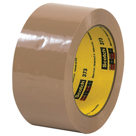 2" x 55 yds. Tan (6 Pack) Scotch<span class='rtm'>®</span> Box Sealing Tape 373