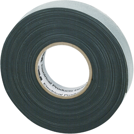 3/4" x 22' Black (10 Pack) 3M<span class='tm'>™</span> 2155 Rubber Splicing Electrical Tape